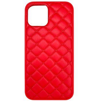 Чохол Leather Case QUILTED для iPhone 11 PRO Red - ash-mobile.com.ua - фото 1