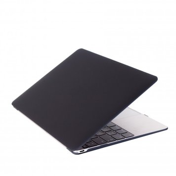 Накладка HardShell Matte для MacBook 12" (2015-2017) Black - ash-mobile.com.ua - фото 1