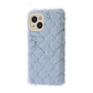 Чохол Fluffy Love Case для iPhone 14 Blue - ash-mobile.com.ua - фото 1