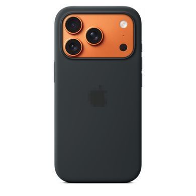 Чехол Silicone Case with MagSafe OEM для iPhone 17 PRO Black