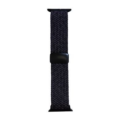 Ремінець Braided Magnetic для Apple Watch 38mm | 40mm | 41mm | 42mm (10 | 11 series) Black Graphite