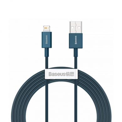 Кабель Baseus Superior Series USB to Lightning (2m) Blue купити