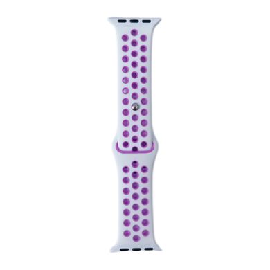 Ремінець Nike Sport Band для Apple Watch 38mm | 40mm | 41mm White/Purple купити