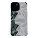 Чехол Ribbed Case для iPhone 15 Marble White/Green - ash-mobile.com.ua - фото 1