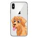 Чехол прозрачный Print Dogs для iPhone X | XS Cody Brown купить