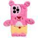Чохол Cute Rabbit Plush Case для iPhone 15 Pink