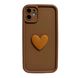 Чехол 3D Coffee Love Case для iPhone 11 Cocoa