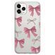 Чехол прозрачный Print Mood swings для iPhone 11 PRO MAX Bow Pink - ash-mobile.com.ua - фото 1