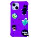 Чохол Crocsі Case + 3шт Jibbitz для iPhone 11 Purple
