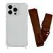 Чохол прозорий з ремінцем для iPhone 18 PRO Brown