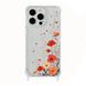 Чехол прозрачный с ремешком Print Flower для iPhone XR Autumn Blossom - ash-mobile.com.ua - фото 1