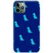 Чехол Wave Print Case для iPhone 12 | 12 PRO Blue Dinosaur купить