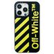 Чохол TIFY Case для iPhone 13 PRO MAX OFF-WHITE Black/Yellow - ash-mobile.com.ua - фото 1