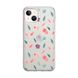 Чохол прозорий Print для iPhone 15 Plus Flower Purple