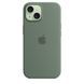 Чехол Silicone Case Full OEM+MagSafe для iPhone 15 Cypress