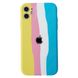 Чехол Rainbow FULL+CAMERA Case для iPhone 11 PRO MAX Yellow/Pink/Blue купить
