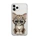 Чохол прозорий Print Animals для iPhone 13 PRO Cat