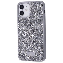Чехол Bling World Grainy Diamonds для iPhone 12 MINI Silver купить