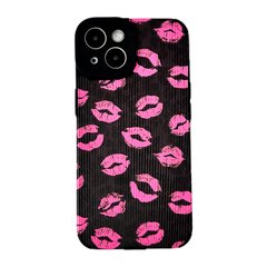 Чехол Ribbed Case для iPhone 15 Plus Kiss