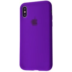 Чохол Silicone Case Full для iPhone XS MAX Ultraviolet купити