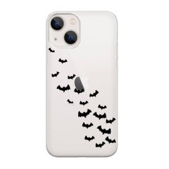 Чехол прозрачный Print Halloween для iPhone 15 Plus Flittermouse