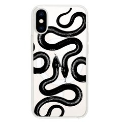 Чехол прозрачный Print Snake with MagSafe для iPhone X | XS Viper купить
