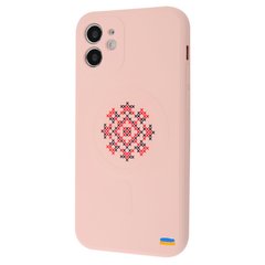Чохол WAVE Ukraine Edition Case with MagSafe для iPhone 11 Vyshyvanka Pink Sand купити