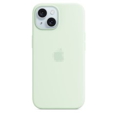Чохол Silicone Case Full OEM для iPhone 15 Plus Soft Mint