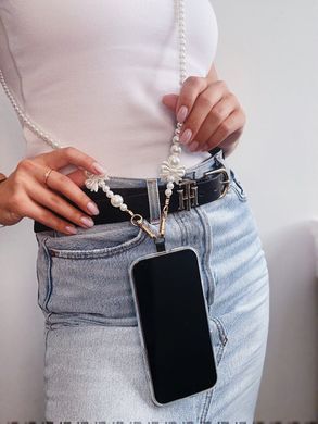 Ремінець для смартфону Crossbody chain - Silver Heart - ash-mobile.com.ua - фото 5