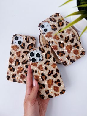 Чохол Pearl Leopard Case для iPhone 15 Black/Biege - ash-mobile.com.ua - фото 5