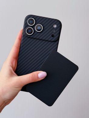 Чехол PC Carbon with MagSafe для iPhone 14 PRO MAX Black - ash-mobile.com.ua - фото 6