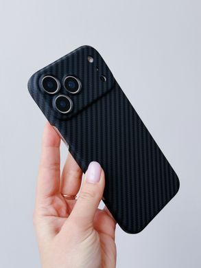 Чехол PC Carbon with MagSafe для iPhone 14 PRO MAX Black - ash-mobile.com.ua - фото 2