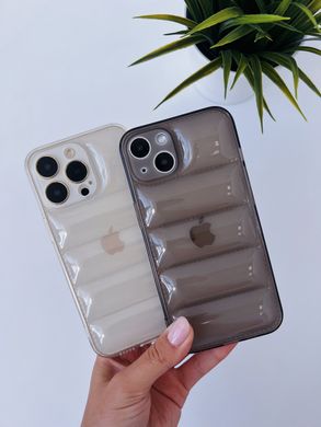 Чохол Silicone Inflatable Case для iPhone 12 PRO MAX Transparent Gray - ash-mobile.com.ua - фото 5