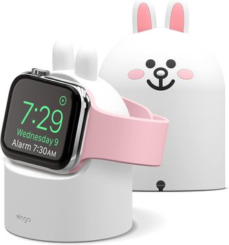 Подставка Line Friends для зарядки Apple Watch Rabbit - ash-mobile.com.ua - фото 1