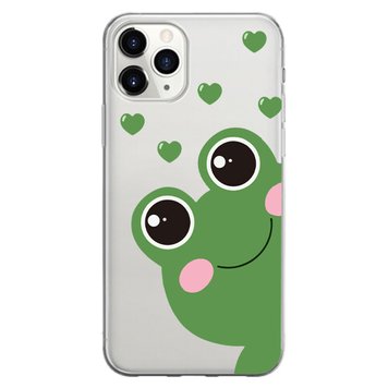 Чохол прозорий Print Happy Nice для iPhone 11 PRO MAX Frog - ash-mobile.com.ua - фото 1