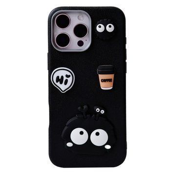 Чехол Leather Toys для iPhone 15 Monster Black - ash-mobile.com.ua - фото 1