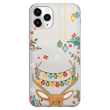 Чохол прозорий Print NEW YEAR для iPhone 11 PRO Deer antlers - ash-mobile.com.ua - фото 1