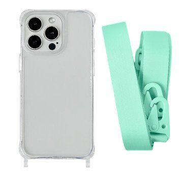 Чехол прозрачный с ремешком для iPhone 15 Plus Avocado - ash-mobile.com.ua - фото 1