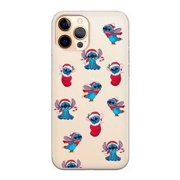 Чохол прозорий Print NEW YEAR для iPhone 15 PRO Blue Monster Red Hat - ash-mobile.com.ua - фото 1