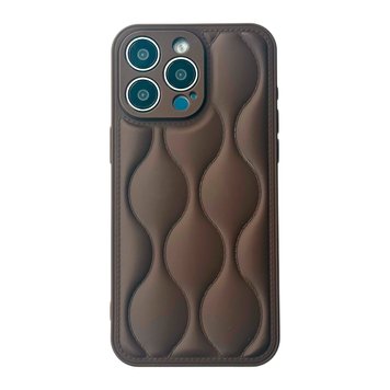 Чохол Silicone Jacket Design Case для iPhone 12 PRO Brown - ash-mobile.com.ua - фото 1