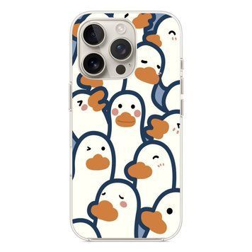 Чохол прозорий Print Duck with MagSafe для iPhone 16 PRO Duck More - ash-mobile.com.ua - фото 1