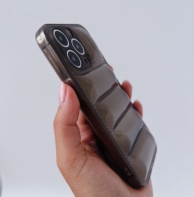 Чохол Silicone Inflatable Case для iPhone 12 PRO MAX Transparent Gray - ash-mobile.com.ua - фото 3