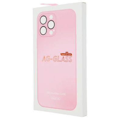 Чехол AG-Glass Matte Case для iPhone 15 PRO MAX Chanel Pink