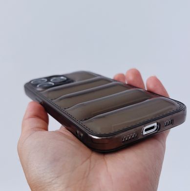 Чохол Silicone Inflatable Case для iPhone 12 PRO MAX Transparent Gray - ash-mobile.com.ua - фото 4