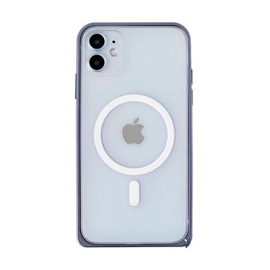 Чохол Metal Frame with MagSafe для iPhone 11 Sierra Blue купити