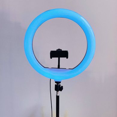 Кольцевая светодиодная Led Лампа (MJ33) Радуга (33 см) + тренога купить