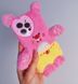 Чохол Cute Rabbit Plush Case для iPhone 15 PRO Pink