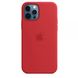 Чохол Silicone Case Full OEM+MagSafe для iPhone 12 | 12 PRO Red купити
