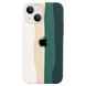 Чохол Rainbow Case для iPhone 13 White/Pine Green