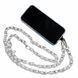 Ремінець для смартфону METAL CROSSBODY CHAIN WITH 8MM PEARL - SILVER - ash-mobile.com.ua - фото 1